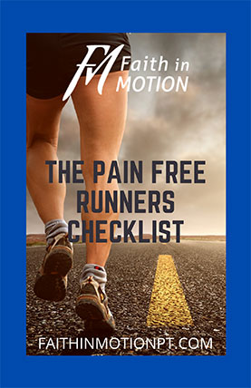 The Pain-Free Runners' Checklist